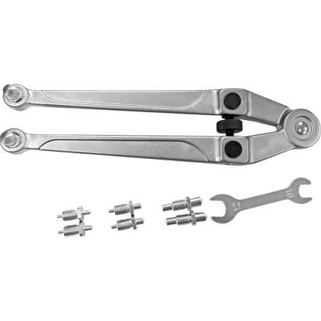 Nyckel för muttrar med öppningar, sexkantig, 18x100mm, Proline 'HD'.