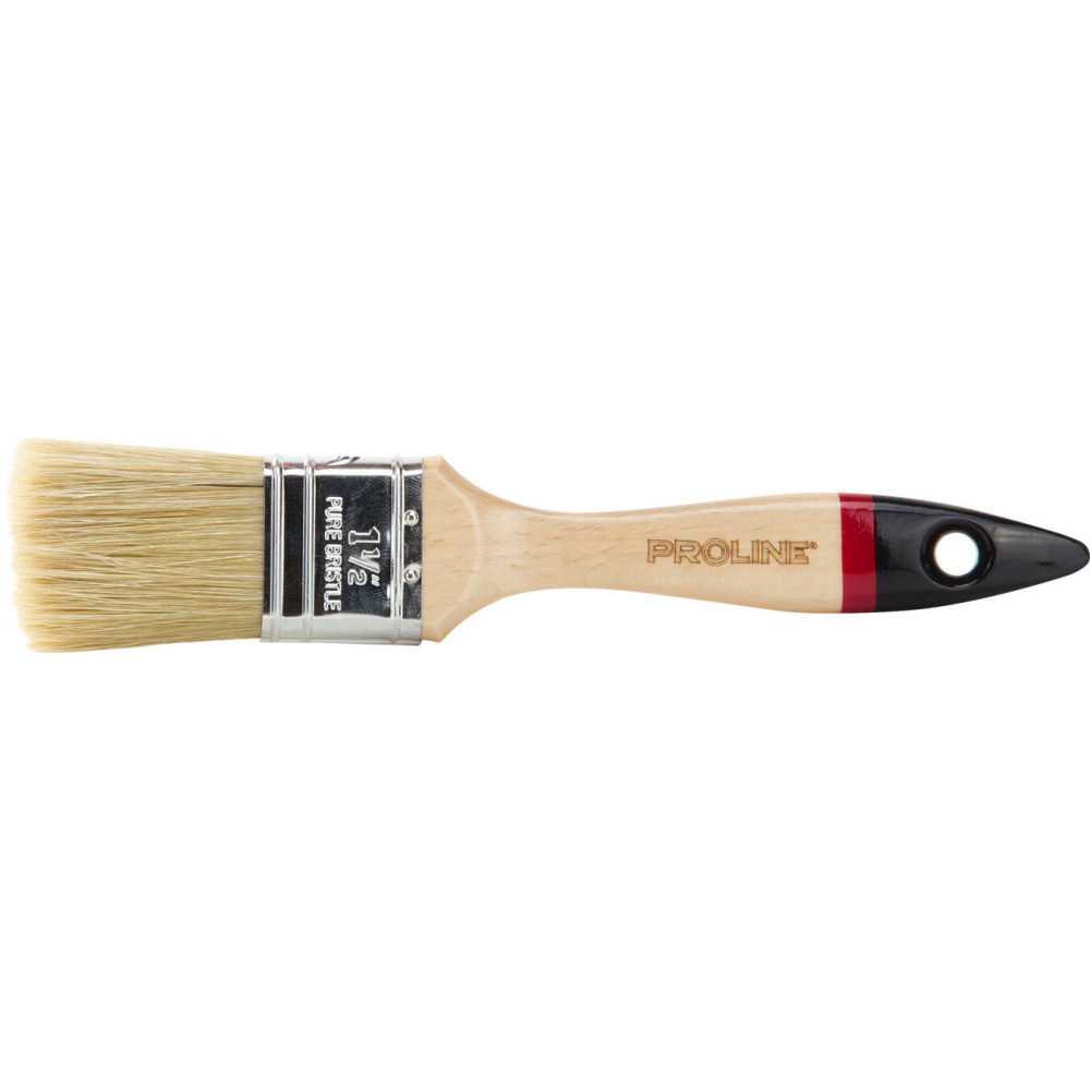 Pensel engelsk prof., 1,5" trähandtag, lack, olja, proline Pensel engelsk prof., 1,5" trähandtag, lack, olja, proline