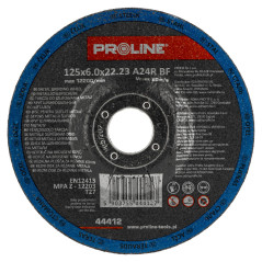 Slipmaskinsskiva för metall, t27, 125x6.0x22a24r proline