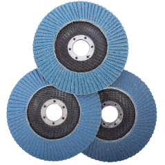 Slipande rondell 115mm, zirkonbeläggning, kornstorlek 40 proline