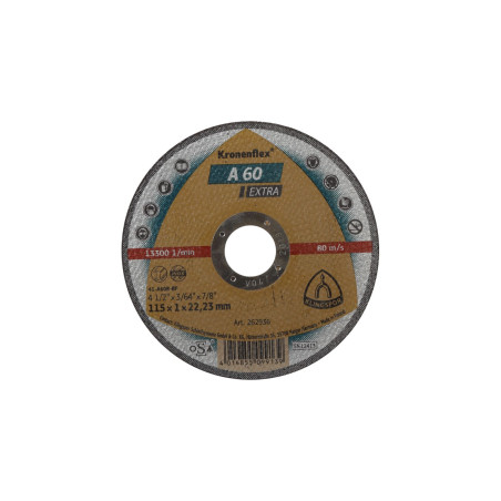 Skärande skiva-st.kw.a60extra 115*1,0*22 st.1[262936]