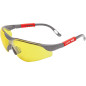 Skyddsglasögon gula justerbara, mekaniskt motstånd 'f', CE, Lahti