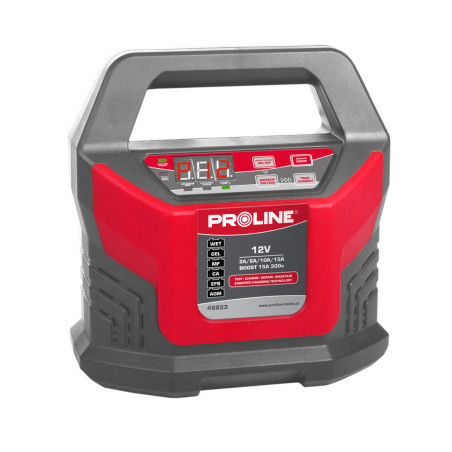 Likriktare, omvandlare, batteri 12v, 2/6/10/15a, trådlös fjärrkontroll, CE-märkt Proline.