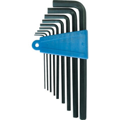 Insexnyckelsats 9 delar 1,5-10mm