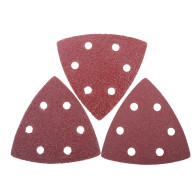 Slippapper delta 93x93mm, 5 st, korn 80, proline