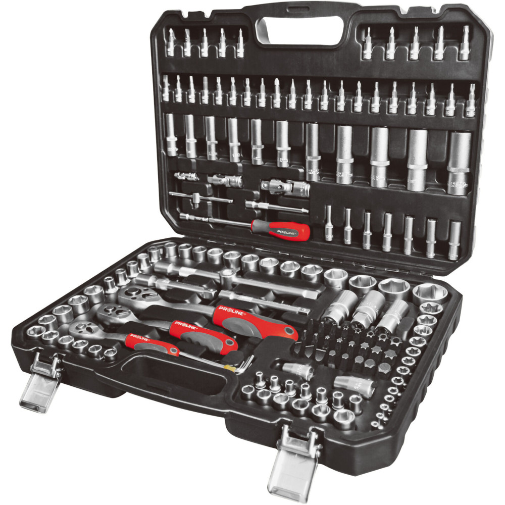 Set med 150 st. skär och ändstycken 1/4, 3/8, 1/2 crv proline