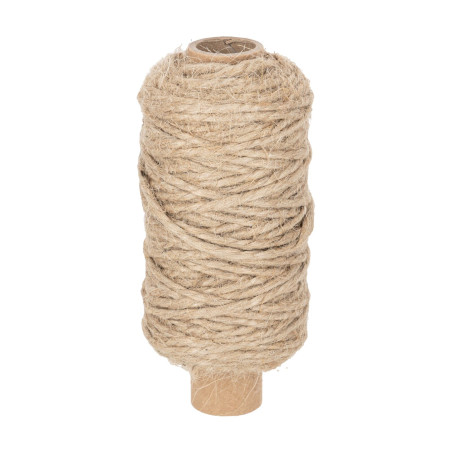 Jutegarn förpackningsrep Ø 2,5 mm, ca 100 g rulle, st. 1.