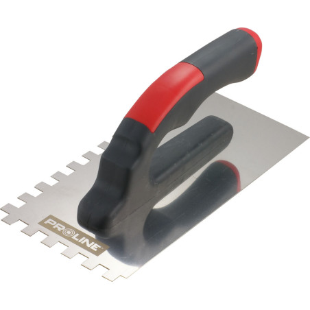 Rostfri stålspack 270*130mm tand 4*4 plasthandtag öpp. proline