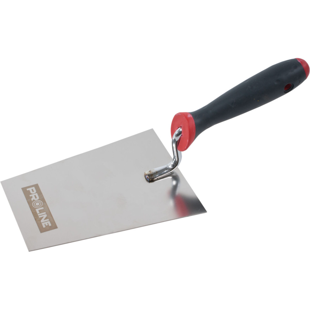Spackelspade trapez.rostfri 140*90*60mm handtag tvåkomp.proline Spackelspade trapez.rostfri 140*90*60mm handtag tvåkomp.proline