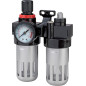 Reducer med manometer, filter och smörjare 1/4", Proline