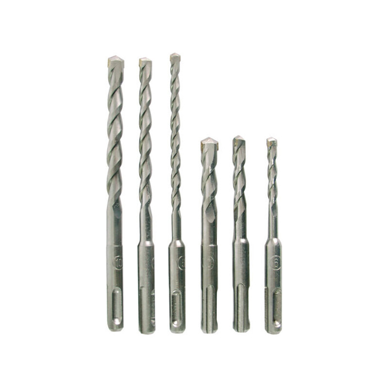 Borrsatser för betong SDS+, 6 st. 6,8,10*110mm: 6,8,10*160mm
