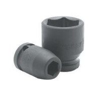 Sexkantig slagnyckelhylsa 20 mm, fyrkant 1/2 tum [l]