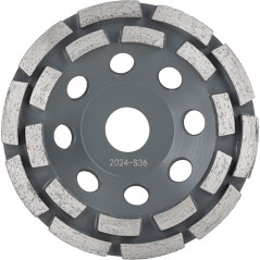 Diamantslipskiva, 2segment 125*6*8*22.2 proline