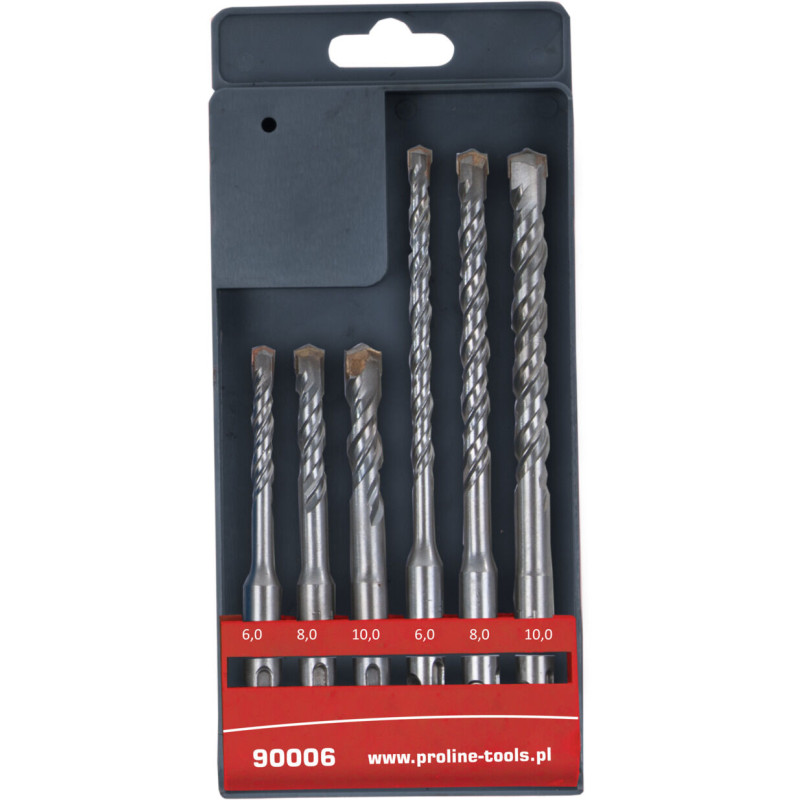 Borrmaskiner för betong SDS Plus st.6 (6,8,10*110,160) Proline.