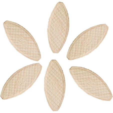 Lameller till fräsmaskin för spår tfr900k (0,10,20) - 60 stycken (3x 20 stycken)