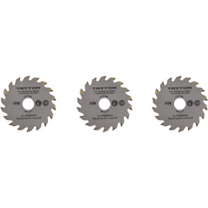Set med skärskivor TCT 54,8x11,1mm för TPW500K kapmaskin - 3 stycken