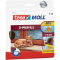 Gummipackning profil d 6m: 9mm, vit