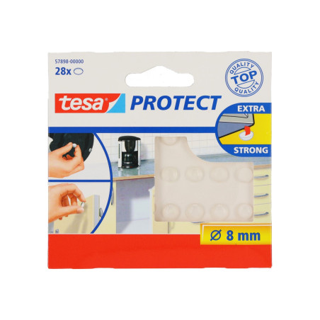 Ljudabsorberande underlägg, Ø8mm, 28 st.