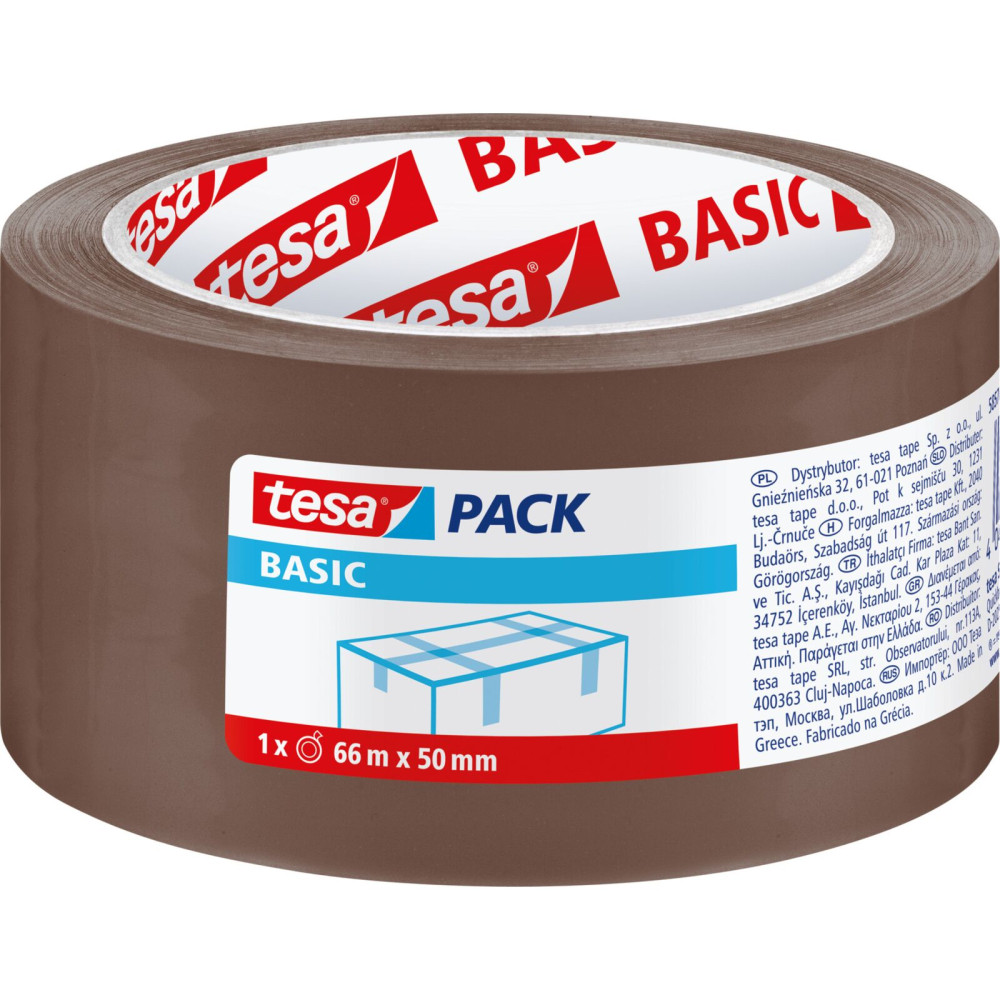 Tejstejp basic 40m:45mm, brun Tejstejp basic 40m:45mm, brun