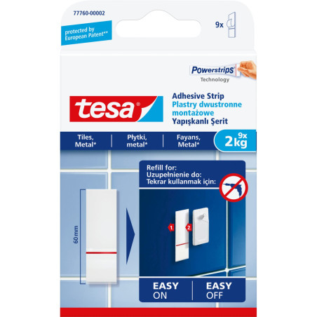 Monteringsplattor 9 stycken för 2 kg till plattor