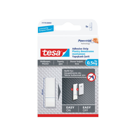 Monteringsplattor 9 stycken för upp till 500g för tapeter