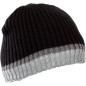 Mössa i svart och grå akryl med foder, Lahti