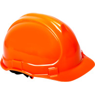 Industriell skyddshjälm, orange, kategori III, CE, Lahti
