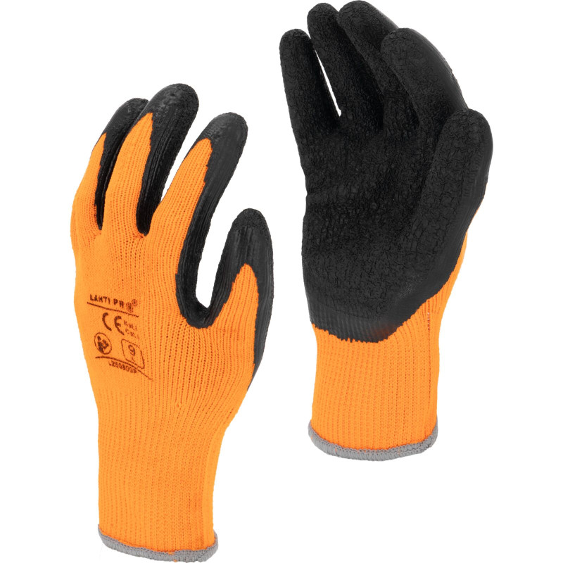 Handskar, värmeisolering, polyester, storlek 250810, kort, '10', CE, Lahti