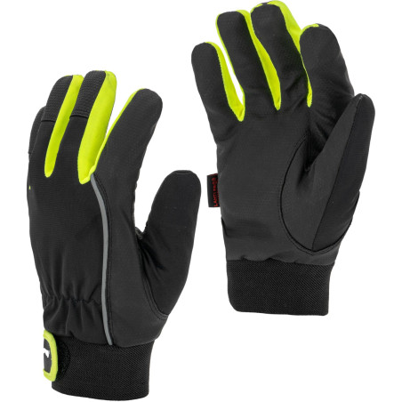 Handskar, fodrade, svarta l251111p, kort, '11', CE, Lahti