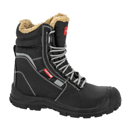 Stövlar fodrade med högkvalitativt svart läder, S3 SRC, '39', CE, Lahti