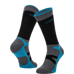 Strumpor, grå-blå, medelgrova, 1 par, storlek '39-42', lahti.