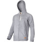 Hoodie med dragkedja grå, '2xl', ce, lahti