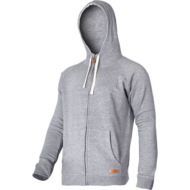 Hoodie med dragkedja i grå färg, '3xl', ce, Lahti