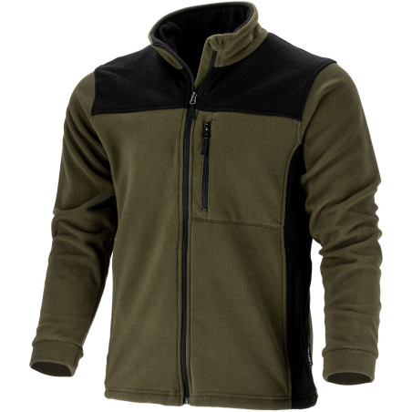 Tröja i fleece. Khaki-svart, '3xl', CE, Lahti