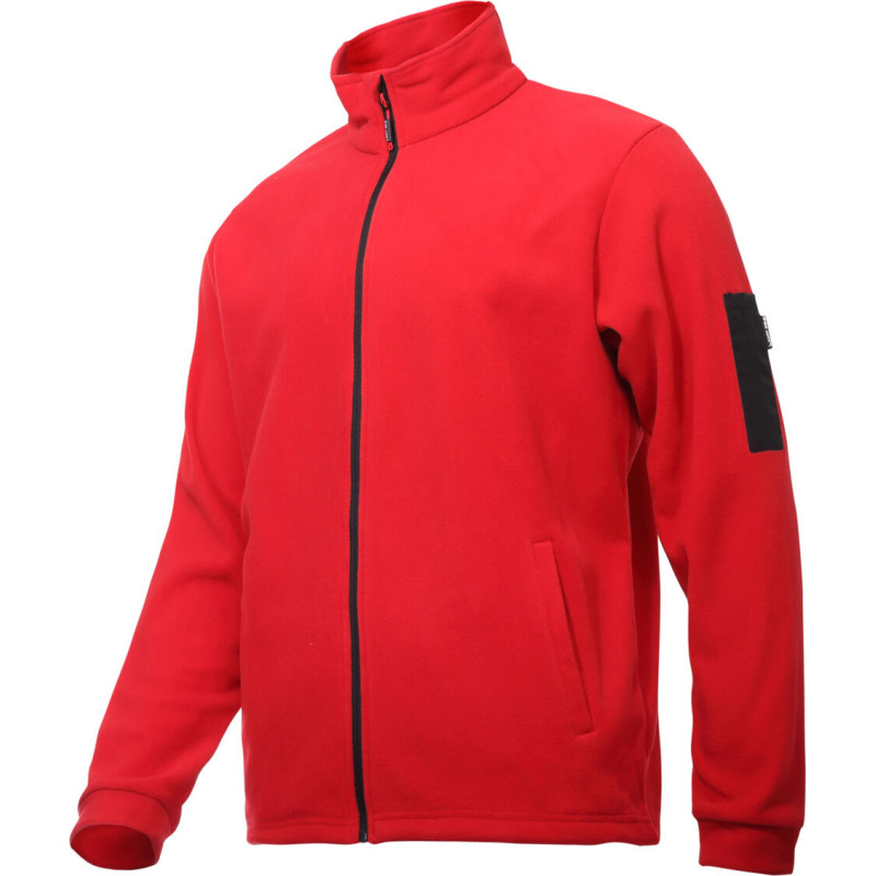 Tröja i fleece. Röd, '3xl', CE, Lahti