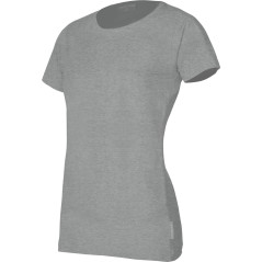 T-shirt dam, 180 g/m2, grå, 'xl', CE, Lahti