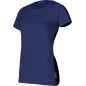 T-shirt dam, 180g/m2, marinblå, 'l', CE, Lahti