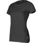 T-shirt dam, 180g/m2, svart, 'm', ce, Lahti
