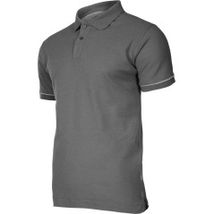 Polo tröja, 220g/m2, grå, '2xl', CE, Lahti