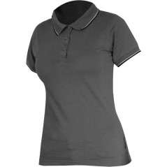 Polo dam t-shirt 190g/m2, grå, 'm', ce, Lahti
