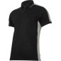 Polo t-shirt 190g/m2, svart-grå, 'xl', CE, Lahti