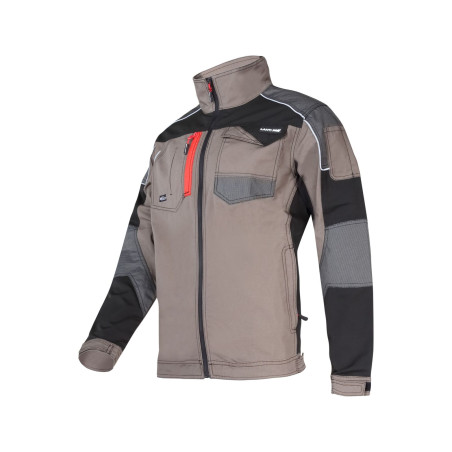 Tröja i khaki-svart. med infällning. med stretch, 'xl', löst, bekväm