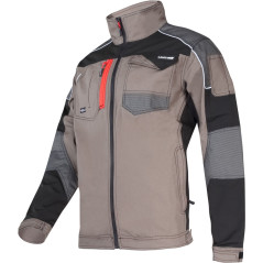 Tröja i khaki-svart. med infällning. med stretch, '2xl', lös