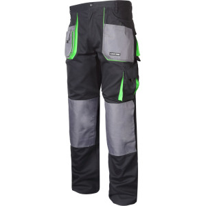 Spodnie czar.-ziel. 100% bawełna, '3xl (60)', ce, lahti