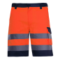 Korta varningsorange shorts, 's', ce, Lahti