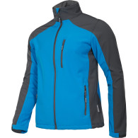 Jacka i softshell, blå-grå, 'm', CE, Lahti