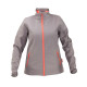 Jacka softshell grå-rosa, dam, '3xl', CE, Lahti