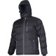 Quiltad svart jacka, '2xl', ce, Lahti