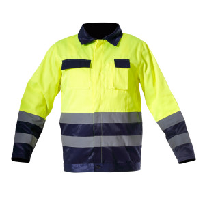 Kurtka ostrzeg. żółta, '3xl', ce, lahti