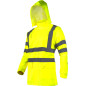 Jacka varning regn., gul., '3xl', ce, Lahti
